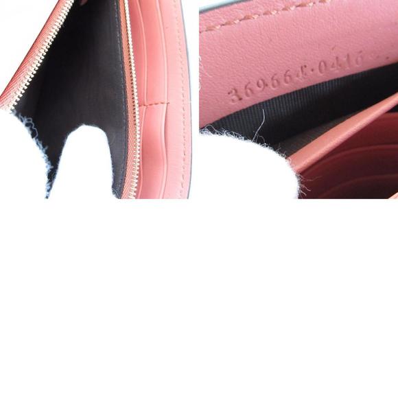 GUCCI Interlocking G Leather Shoulder Bag Wallet Pink Beige - Picture 5 of 5